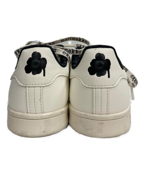 adidas（アディダス）adidas (アディダス) marimekko (マリメッコ) ローカットスニーカー ホワイト サイズ:23の古着・服飾アイテム