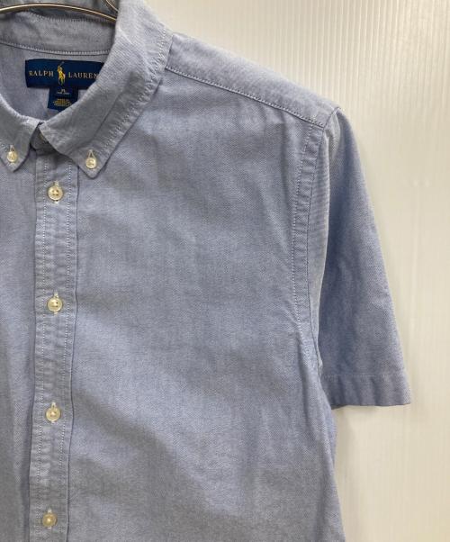 RALPH LAUREN（ラルフローレン）RALPH LAUREN (ラルフローレン) S/Sボタンダウンシャツ ブルー サイズ:18-20 (メンズS相当)の古着・服飾アイテム