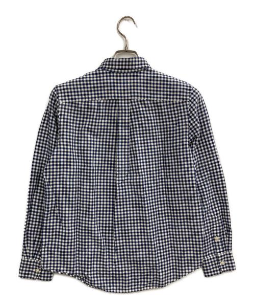 RALPH LAUREN（ラルフローレン）RALPH LAUREN (ラルフローレン) S/SコットンリネンBDシャツ ブルー サイズ:14-16(レディースS相当)の古着・服飾アイテム