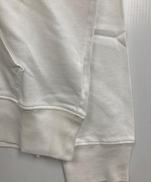 POLO RALPH LAUREN（ポロ・ラルフローレン）POLO RALPH LAUREN (ポロ・ラルフローレン) ビックロゴ刺繍パーカー ホワイト サイズ:19-20の古着・服飾アイテム
