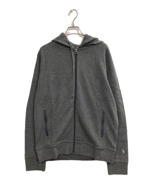 POLO RALPH LAUREN（ポロ・ラルフローレン）POLO RALPH LAUREN (ポロ・ラルフローレン) フリースジップパーカー グレー サイズ:Mの古着・服飾アイテム
