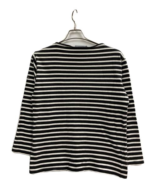 SAINT JAMES（セントジェームス）SAINT JAMES (セントジェームス) バスクシャツ ブラック×ホワイト サイズ:記載なしの古着・服飾アイテム