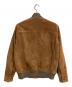 MOVER GARMENTS (ムーバーガーメンツ) Lamb Suede Driving Blouson ブラウン サイズ:48：12000円