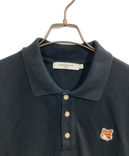 maison kitsune（アシッドメゾンキツネ）MAISON KITSUNE (アシッドメゾンキツネ) ポロシャツ ブラック サイズ:Mの古着・服飾アイテム