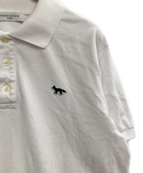 maison kitsune（アシッドメゾンキツネ）maison kitsune (アシッドメゾンキツネ) ポロシャツ ホワイト サイズ:Mの古着・服飾アイテム