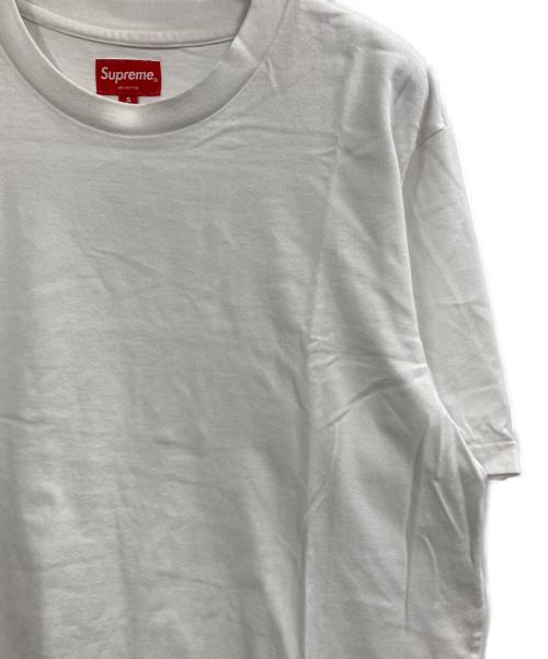 SUPREME（シュプリーム）Supreme (シュプリーム) 裾ロゴ刺繍Tシャツ ホワイト サイズ:Sの古着・服飾アイテム
