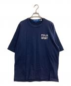 POLO SPORTポロスポーツ）の古着「ロゴ刺繍Tシャツ」｜ネイビー