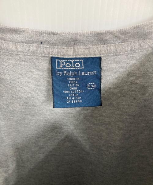 POLO RALPH LAUREN（ポロ・ラルフローレン）POLO RALPH LAUREN (ポロ・ラルフローレン) ポロベアプリントTシャツ グレー サイズ:Mの古着・服飾アイテム