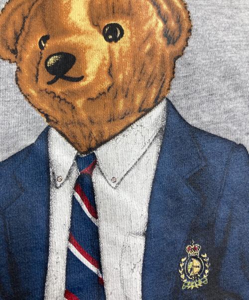 POLO RALPH LAUREN（ポロ・ラルフローレン）POLO RALPH LAUREN (ポロ・ラルフローレン) ポロベアプリントTシャツ グレー サイズ:Mの古着・服飾アイテム