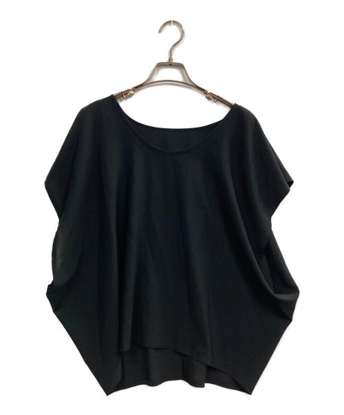 ISSEY MIYAKE（イッセイミヤケ）ISSEY MIYAKE (イッセイミヤケ) ドレープブラウス ブラック サイズ:2の古着・服飾アイテム