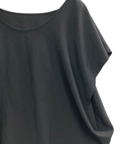 ISSEY MIYAKE（イッセイミヤケ）ISSEY MIYAKE (イッセイミヤケ) ドレープブラウス ブラック サイズ:2の古着・服飾アイテム