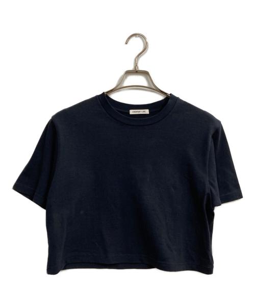 EVERYDAY I LIKE.（エヴリデイ アイ ライク）EVERYDAY I LIKE. (エヴリデイ アイ ライク) Cropped T-shirt ブラック サイズ:Freeの古着・服飾アイテム