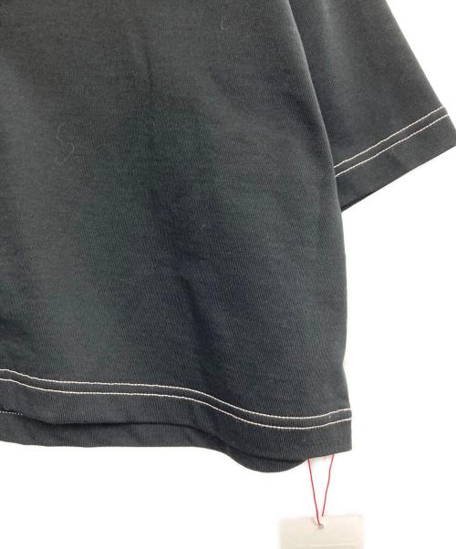 MAISON SPECIAL（メゾンスペシャル）MAISON SPECIAL (メゾンスペシャル) カラーステッチショートTシャツ ブラック サイズ:FREEの古着・服飾アイテム