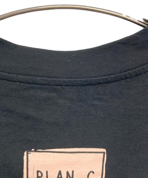 PLAN C（プランシー）PLAN C (プランシー) プリントTシャツ ブラック サイズ:Mの古着・服飾アイテム