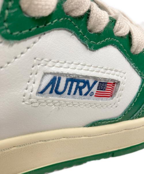 AUTRY（オートリー）AUTRY (オートリー) MEDALIST MID スニーカー グリーン×ホワイト サイズ:36の古着・服飾アイテム