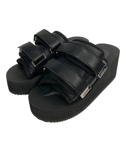 suicoke（スイコック）suicoke (スイコック) MOTO-AC厚底ヒールサンダル ブラック サイズ:23の古着・服飾アイテム