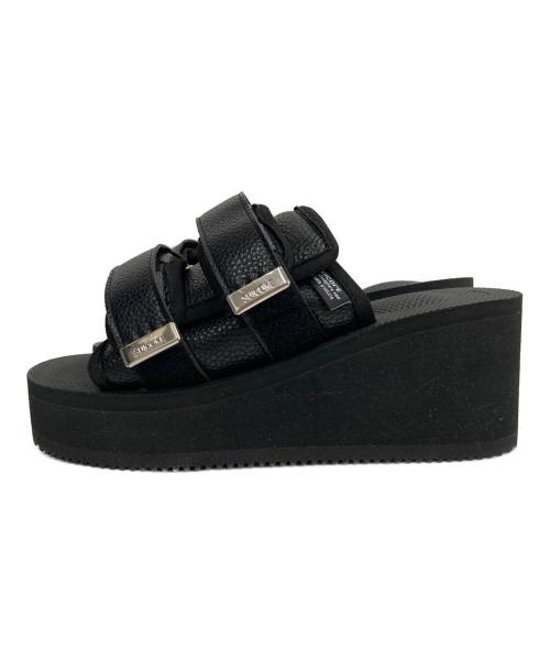 suicoke（スイコック）suicoke (スイコック) MOTO-AC厚底ヒールサンダル ブラック サイズ:23の古着・服飾アイテム