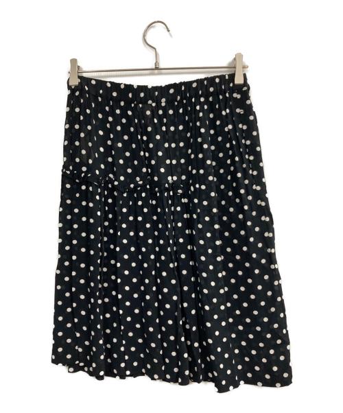 COMME des GARCONS COMME des GARCONS（コムデギャルソン コムデギャルソン）COMME des GARCONS COMME des GARCONS (コムデギャルソン コムデギャルソン) シアードットスカート ブラック サイズ:FREEの古着・服飾アイテム