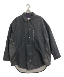 OAMC（オーエーエムシー）の古着「KHUMBU DENIM SHIRT」｜ブラック