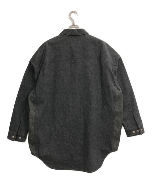 OAMC（オーエーエムシー）OAMC (オーエーエムシー) KHUMBU DENIM SHIRT ブラック サイズ:Lの古着・服飾アイテム