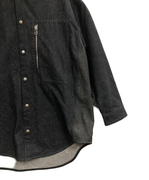 OAMC（オーエーエムシー）OAMC (オーエーエムシー) KHUMBU DENIM SHIRT ブラック サイズ:Lの古着・服飾アイテム
