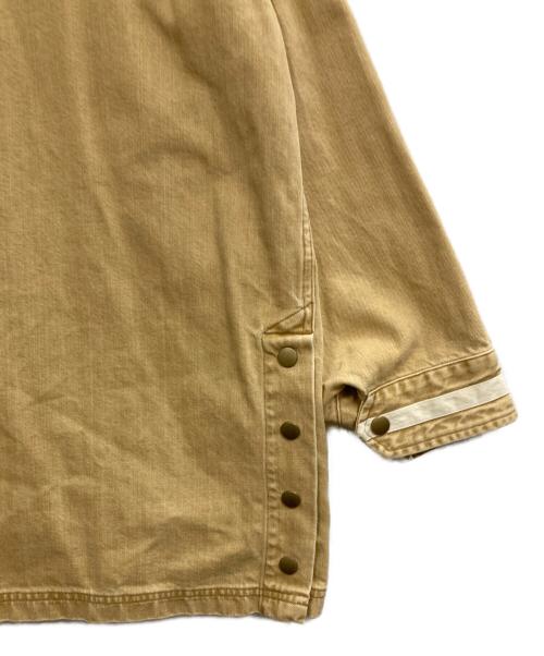 YOKE（ヨーク）YOKE (ヨーク) VINTAGED DENIM COVERALL HALF COAT ベージュ サイズ:2の古着・服飾アイテム