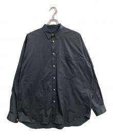 DAIWA PIER39（ダイワ ピア39）の古着「Tech Regular Collar Shirts L/S」｜ブラック