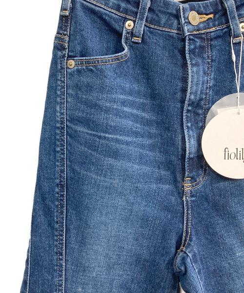 FIOLILY Something（FIOLILY Something）FIOLILY Something (FIOLILY Something) フレアデニムパンツ インディゴ サイズ:1 未使用品の古着・服飾アイテム