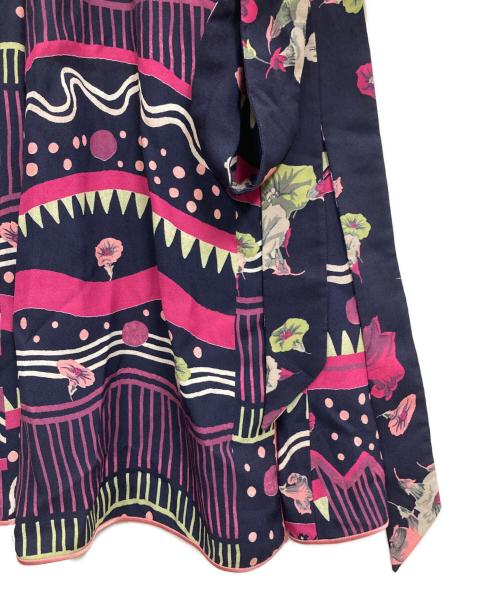 MARC JACOBS（マークジェイコブス）MARC JACOBS (マークジェイコブス) カシュクールワンピース ネイビーの古着・服飾アイテム