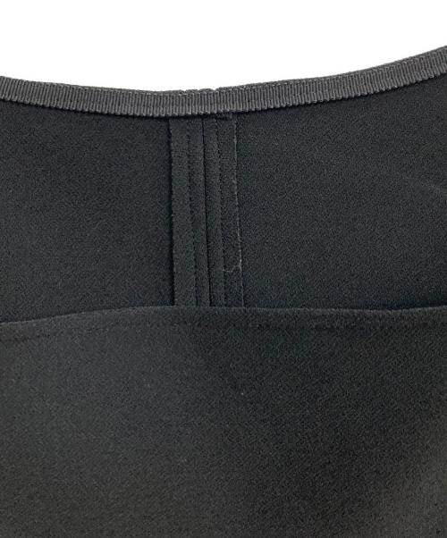 Noble（ノーブル）Noble (ノーブル) ニットライクジョーゼット2wayワンピース ブラック サイズ:36の古着・服飾アイテム