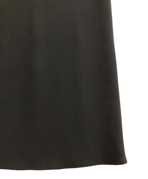 Noble（ノーブル）Noble (ノーブル) ニットライクジョーゼット2wayワンピース ブラック サイズ:36の古着・服飾アイテム