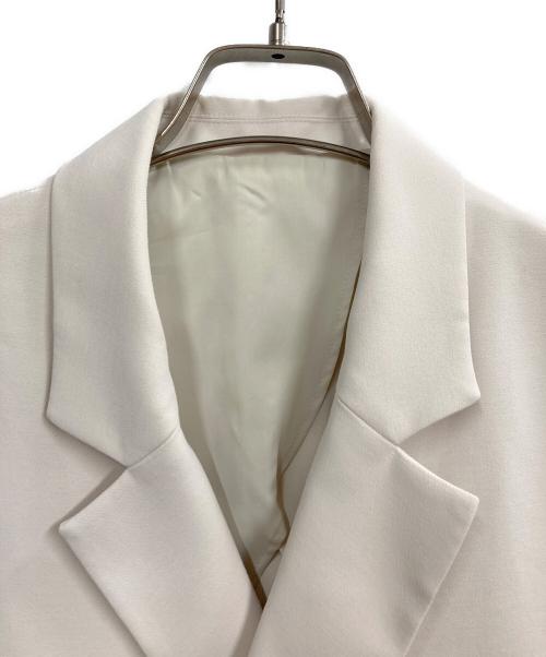 Noble（ノーブル）Noble (ノーブル) ロングベントジレ ホワイト サイズ:36の古着・服飾アイテム