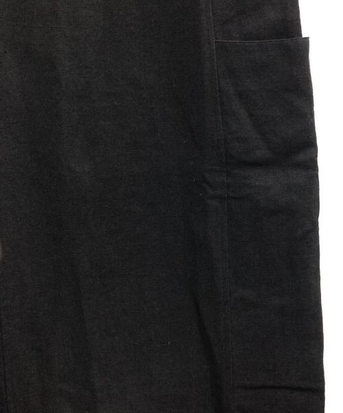 Noble（ノーブル）Noble (ノーブル) リネン混2WAYロングワンピース ブラック サイズ:36の古着・服飾アイテム