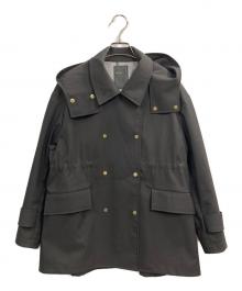Noble（ノーブル）の古着「ウインドプルーフテントシルエットブルゾン」｜ブラック