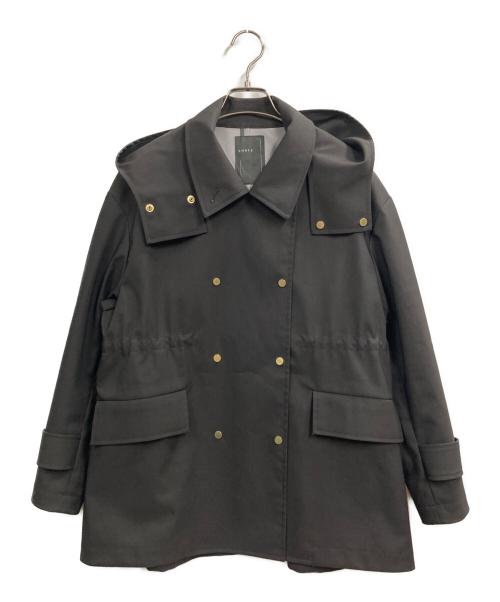 Noble（ノーブル）Noble (ノーブル) ウインドプルーフテントシルエットブルゾン ブラック サイズ:36の古着・服飾アイテム
