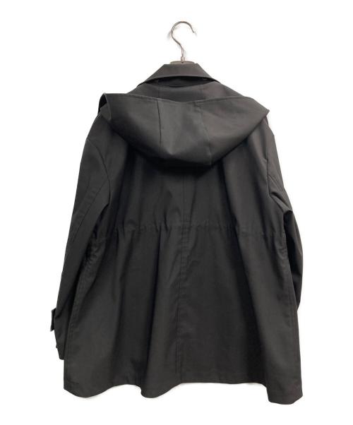 Noble（ノーブル）Noble (ノーブル) ウインドプルーフテントシルエットブルゾン ブラック サイズ:36の古着・服飾アイテム