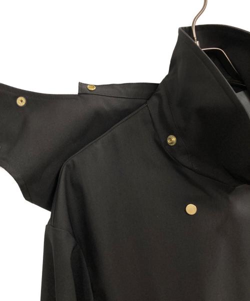 Noble（ノーブル）Noble (ノーブル) ウインドプルーフテントシルエットブルゾン ブラック サイズ:36の古着・服飾アイテム