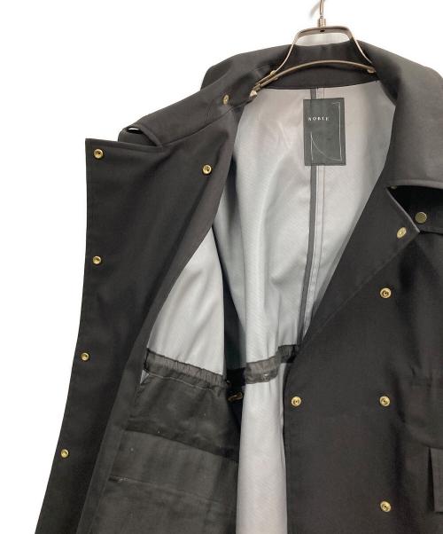 Noble（ノーブル）Noble (ノーブル) ウインドプルーフテントシルエットブルゾン ブラック サイズ:36の古着・服飾アイテム