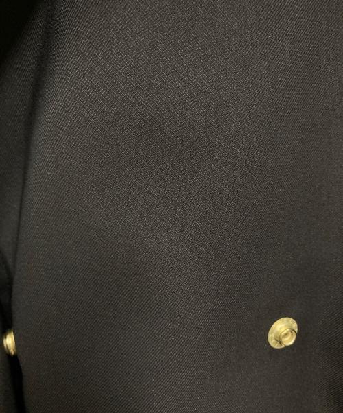 Noble（ノーブル）Noble (ノーブル) ウインドプルーフテントシルエットブルゾン ブラック サイズ:36の古着・服飾アイテム