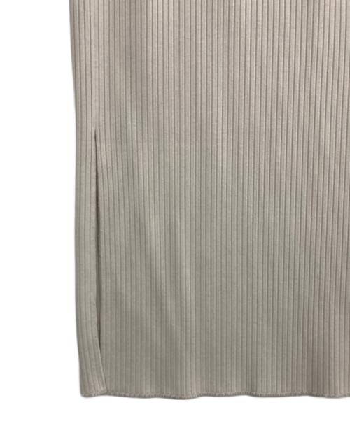 Noble（ノーブル）Noble (ノーブル) トタンテレコタイトスカート ベージュ サイズ:38 未使用品の古着・服飾アイテム