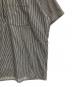 中古・古着 BEN DAVIS (ベンデイビス) ハーフジップストライプシャツ グレー サイズ:XL：7000円