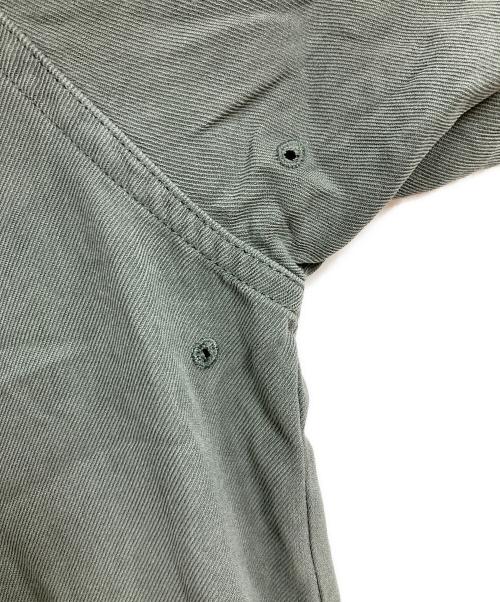 NATNAST（ナットナスト）NATNAST (ナットナスト) 刺繍シルクシャツ グリーン サイズ:Mの古着・服飾アイテム
