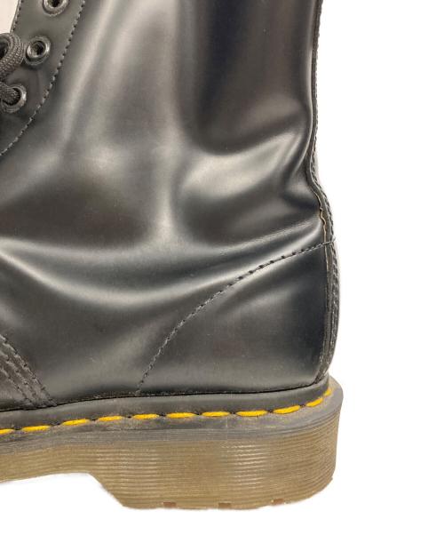 Dr.Martens（ドクターマーチン）Dr.Martens (ドクターマーチン) 8ホール レザー レースアップ ブーツ ブラック サイズ:28の古着・服飾アイテム