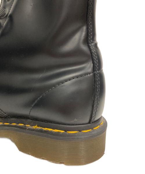 Dr.Martens（ドクターマーチン）Dr.Martens (ドクターマーチン) 8ホール レザー レースアップ ブーツ ブラック サイズ:28の古着・服飾アイテム