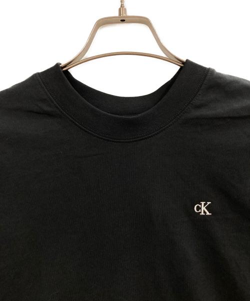 Calvin Klein（カルバンクライン）Calvin Klein (カルバンクライン) クラシックスリムTシャツ ブラック サイズ:Mの古着・服飾アイテム