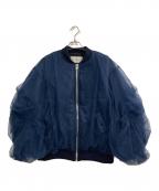Chika Kisadaチカ キサダ）の古着「Tulle blouson」｜ネイビー