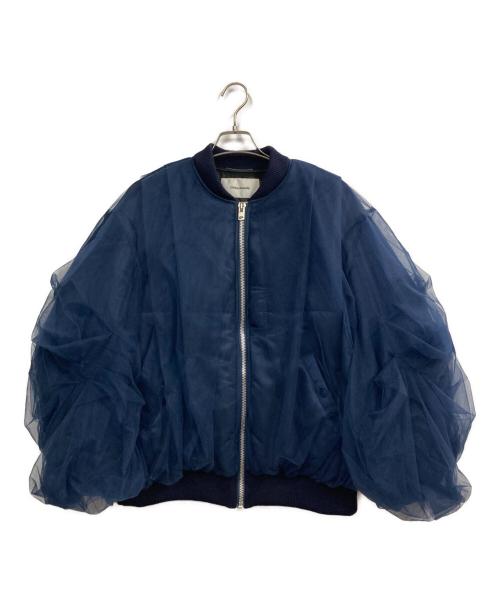 Chika Kisada（チカ キサダ）Chika Kisada (チカ キサダ) Tulle blouson ネイビー サイズ:1の古着・服飾アイテム