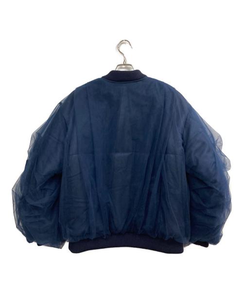 Chika Kisada（チカ キサダ）Chika Kisada (チカ キサダ) Tulle blouson ネイビー サイズ:1の古着・服飾アイテム