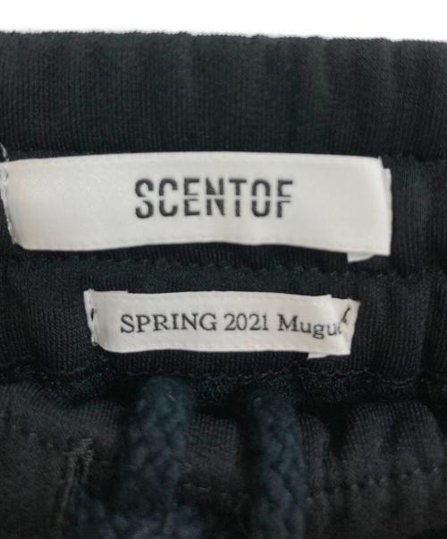 SCENTOF（セントオブ）SCENTOF (セントオブ) Side line track パンツ ブラック×ブルー サイズ:38の古着・服飾アイテム