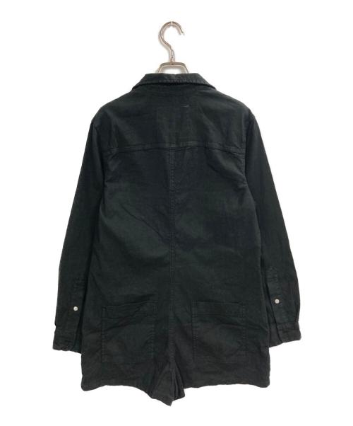 Frank&Eileen（フランクアンドアイリーン）Frank&Eileen (フランクアンドアイリーン) コットンリネンオールインワン ブラック サイズ:Mの古着・服飾アイテム